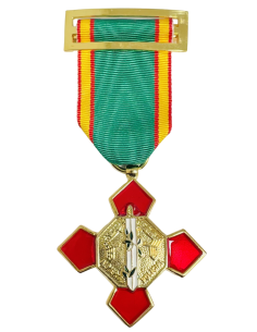 Medalla Merito Policial Distintivo Rojo Honorífica