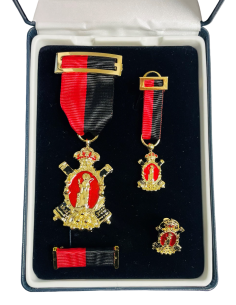 Conjunto completo Medalla Conmemorativa del Quinto Centenario de Santa Bárbara 
