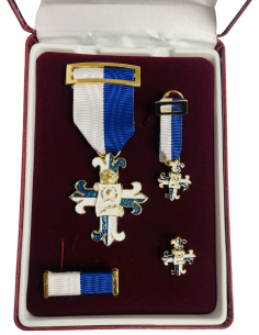 Conjunto Medalla Cruz Centenario de Santa Teresa de Jesús (Intendencia)